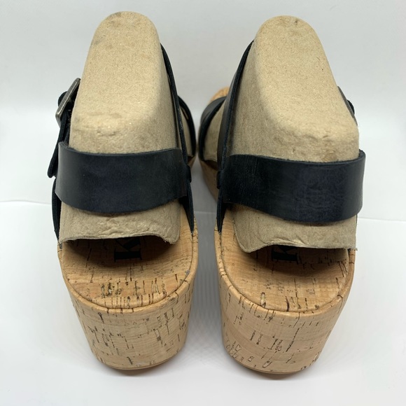 NIB Kork-ease Bergeggi Black Sandals Size 9 - Picture 5 of 7
